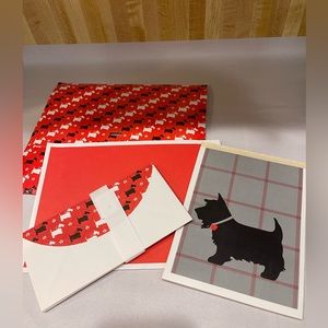 Vintage Scottie Dog Stationery Montag